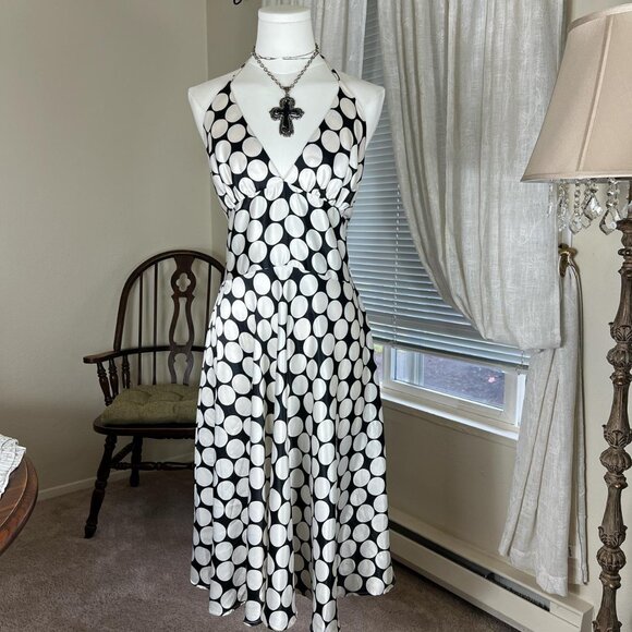 Charlotte Russe Dresses & Skirts - Y2k Charlotte Russe Polka Dot Halter Dress